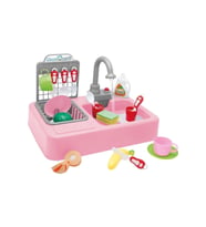 Modern Gerçekçi Lavabo Seti Pembe