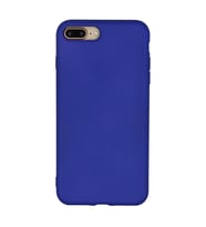iPhone 7 Plus Kılıf Nano İçi Kadife Silikon - Lacivert