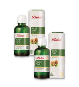 Balen Ceviz Yağı Soğuk Pres 50 ml 2 Adet