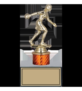 ODAK KUPA - Figürlü Kupalar - Bowling Kadın Figürlü Kupalar FG-003 C - 19 cm