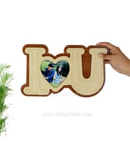 Ahşap I Love You Çerçeve, Sevgili hediye,arkadaşa hediye,geçmiş olsun hediye,doğum günü hediye,özel gün hediye,özür hediyesi