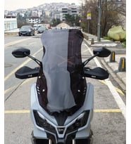 MOTOCAM SYM ADX 250 Ön Cam 2024-2026 Model 75cm Siyah Renkli 4mm UZUN