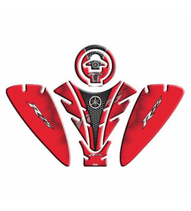 Yamaha R25 2019-2024 Kırmızı-Siyah Tank Pad Set