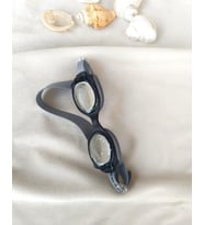 Deniz Gözlüğü Silikon Çocuk Havuz Sörf Yüzücü Gözlüğü Siyah