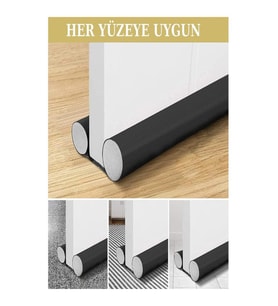 Kapı Altı Isı Yalıtım Süngeri Çift Yönlü Rüzgar Ses Böcek Önleyici