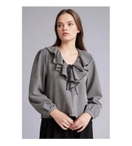 Defacto Regular Fit Siyah Kadın Bluz G9787AX/BK27