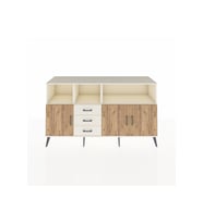 Kronos Konsol 5 Raflı 3 Çekmeceli 3 Kapaklı 176x59x99 Aytaşı-Çam/Aytaşı