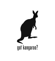 Got Kangaroo Oto Sticker 20 Cm
