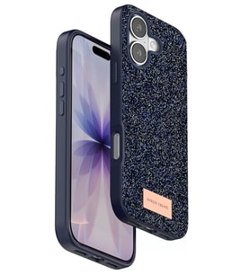 iPhone 17 Bright Simli Kapak - Mavi