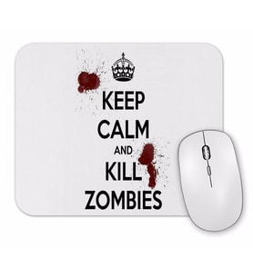 Kill Zombies Twd Mouse Pad