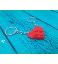 Seninle Anlam Bulurum Lego Dizayn Kalp Anahtarlık 2'li