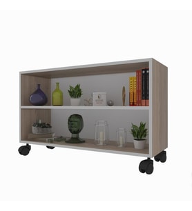 Kenzlife kitaplık beril 068*090*020 crd tekerlekli mutfak dolabı banyo ofis ayakkabılık kiler