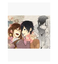 Horimiya Ve Miyamura Manga Ve Anime Tablo Ahşap Poster Dekoratif