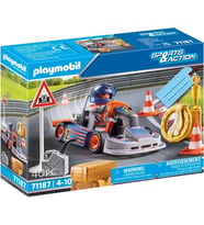 PLAYMOBIL Sports&Action 71187 yarış arabası, zafer çelengi ve daha birçok aksesuar parçası ile, 4 ya