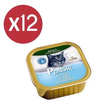 Plaisir Pate Tuna Balıklı Kedi Konservesi 12X100 gr
