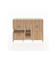 Hyperion Dolap 13 Raflı 7 Kapaklı 220x44x163 Aytaşı-Çam
