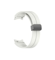 Samsung Galaxy Watch 4 44mm Uyumlu Kordon Silikon Metal Mıknatıslı Toka Zore KRD-84 Kayış