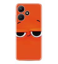 Infınix Hot 30i Kılıf Resimli Desenli Silikon Platinium Series Orange 1830