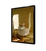 Spa Taşları Çerçeveli Mdf Tablo