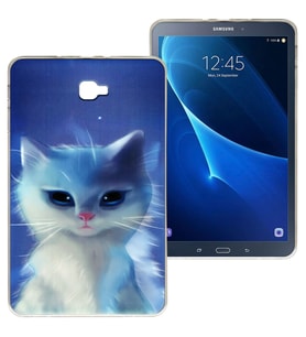 Samsung Galaxy Tab T580 Baskılı Silikon Kılıf BK-40