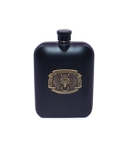 Ejder - Dragon Desenli Paslanmaz Çelik Cep Matarası 7 oz (200ml) (Metal)