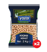 Yazar Koçbaşı Nohut 2 Kg. x 2 Paket