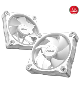 ASUS Prime MR120 Reverse Blade ARGB 120mm Kasa ve Radyatör Fanı (Ters Kanat - Beyaz) / 90DA00L3-B09000