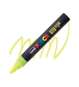 Uni Posca PC-5M Boyama Markörü 1.8-2.5 mm FLORESAN SARI