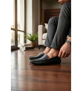 Enoch Hakiki Deri Günlük Kullanıma Uygun Klasik Casual Erkek Ayakkabı