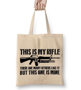 This is My Rifle Bez Çanta Uzun Saplı