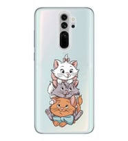 Xiaomi Redmi Note 8 PRO Uyumlu Marie Kedi Tasarımlı Şeffaf Telefon Kılıfı