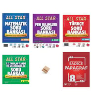 Newton LGS 2027 8. Sınıf All Star Tüm Dersler 5li Soru Bankası Seti + Telefon Standı