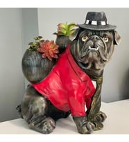 BY ARİ ŞAPKALI BULLDOG SAKSI BD158-1