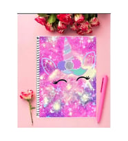 Unicorn Defter 1 Adet Özel Tasarım A4 Boyutu 21*29 Cm Telli Çizgili