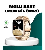 Bluetooth Arama Özellikli Akıllı Saat Uzun Pil Ömürlü