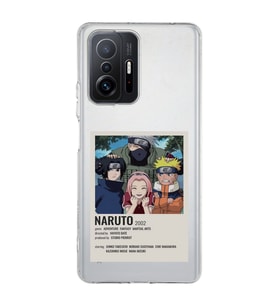 Redmi Mi 11T/Mi 11T Pro Uyumlu Naruto Anime Desenli Şeffaf Telefon Kılıfı