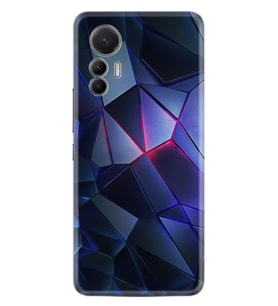 Xiaomi 12 Lite Kılıf Resimli Desenli Silikon Platinium Series Üçgenler 2 1872