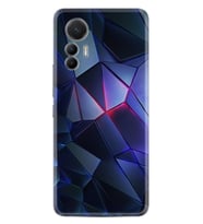 Xiaomi 12 Lite Kılıf Resimli Desenli Silikon Platinium Series Üçgenler 2 1872
