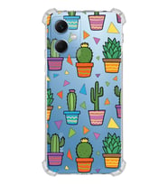 PrintiFy Xiaomi Redmi Note 12 5G Uyumlu Water Color 4 Baskılı Şeffaf Köşe Korumalı Antişok Kılıf