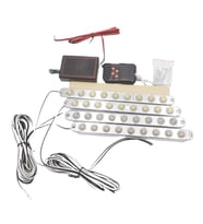 Led Lamba 4x9 ledli panjur içi çakar lamba Sarı -Beyaz 12V