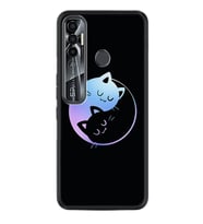 Tecno Spark 6 6 Go 8C 8 Pro 7 7 Spark 9 Pro Kılıf Desemli Silikon Love Cats 1604