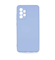 Samsung Galaxy A72 Kılıf Orj Lansman Serisi Pürüzsüz Esnek Kadife İç Kısım (Lila)