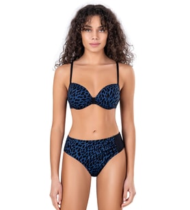 Endeep Kadın Leopar Desenli Destekli Bikini Takımı
