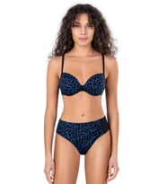 Endeep Kadın Leopar Desenli Destekli Bikini Takımı