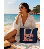 Faralya Life %100 Pamuk Mavi Denim Çıtçıtlı Denim Çanta Baskılı Omuz Çantası 52x42 cm 60 cm Sap Uzunluğu (Pudra Pembe)