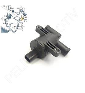 Skoda Ek Su Pompası Selenoit Valf 4H0121671D