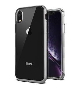 VRS iPhone XR ile Uyumlu Crystal Bumper Kılıf Steel Silver (Gümüş)