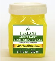Sanatsal Boya ve Fırça Temizleyici Yoğun Kıvam 250 ml Art Paint Brush Cleaner Restorer