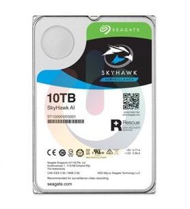 SEAGATE SEAGATE 10TB 3.5" 7200RPM 256MB SATA3 GÜVENLİK DİSKİ SKYHAWK ST10000VE001