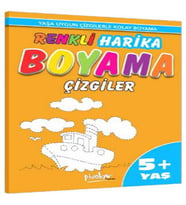 Renkli Harika Boyama Çizgiler (5+Yaş)